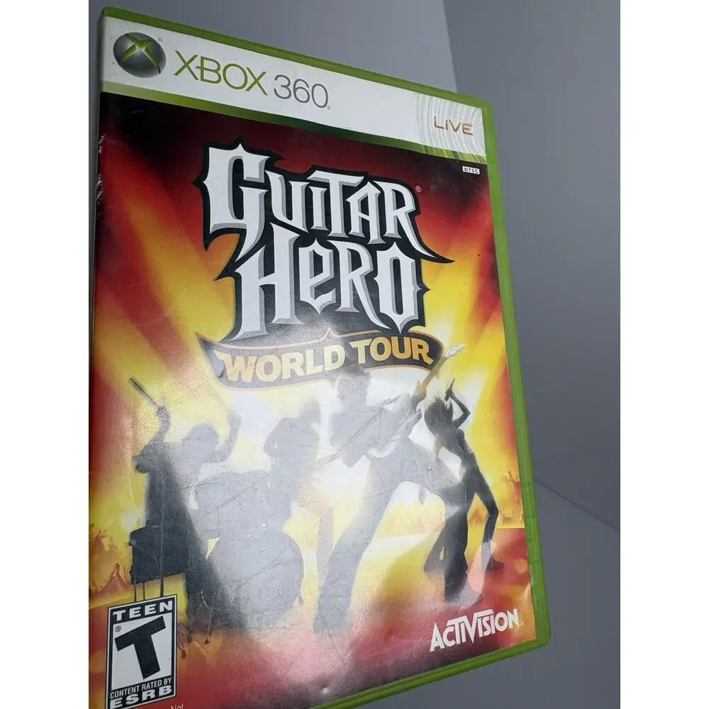 Guitar Hero World Tour Xbox 360 Empty Case Replacement OEM